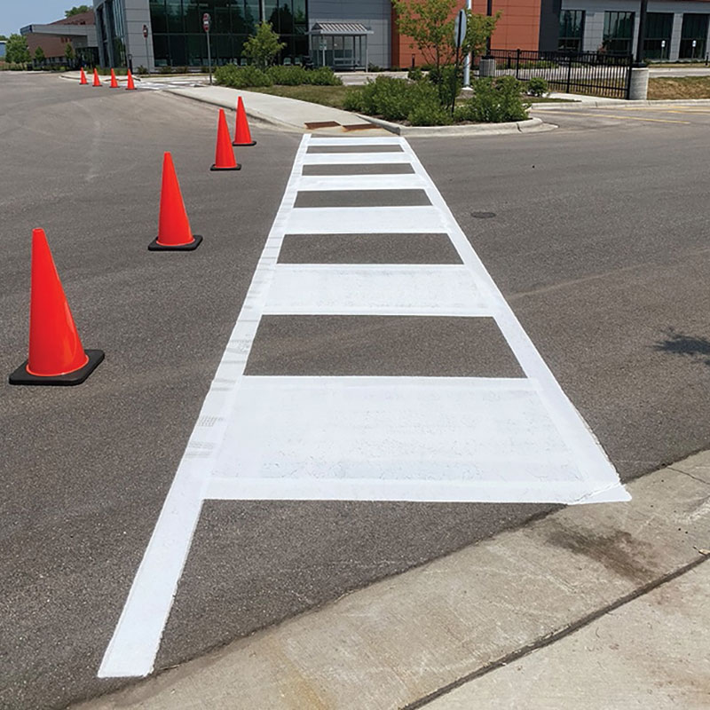 Crosswalk Striping - After Image